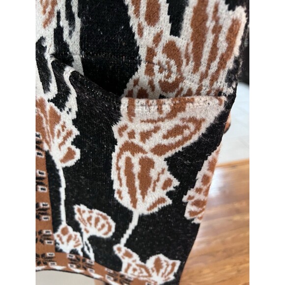 NWT Vertigo Paris Cardigan Floral Intarsia Sweater Women’s Small BOHO Cottage - Picture 5 of 11